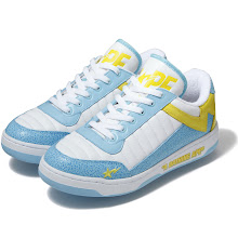 Yellow Blue And White Bapes