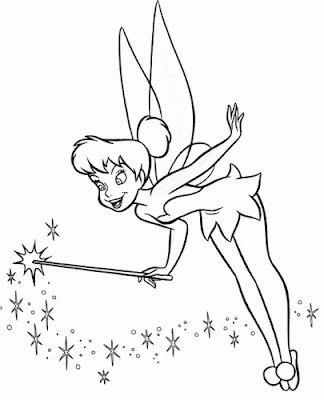 Great Tinkerbell coloring pages for you