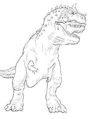 Tyrannosaurus coloring pages here