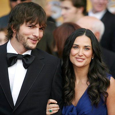 ashton kutcher demi moore marriage. Ashton Kutcher and Demi Moore