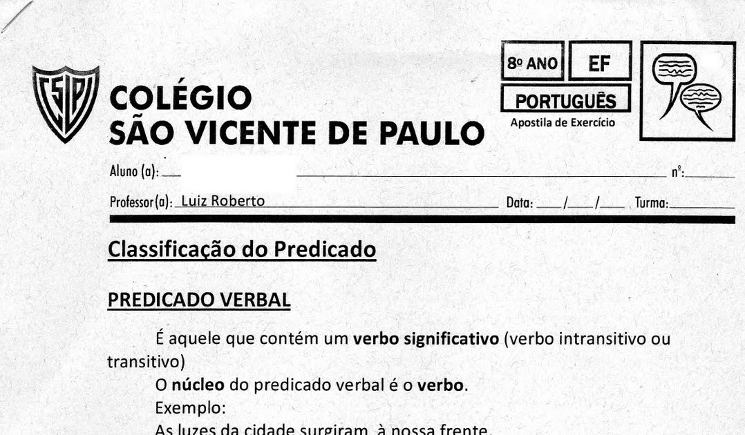 Ensino Fundamental 2° ano: Prova de Português CSVP 2010
