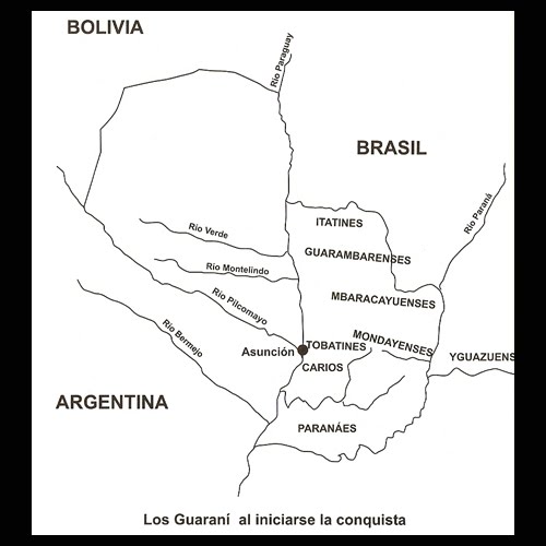 Mapa Politico Del Paraguay En Blanco