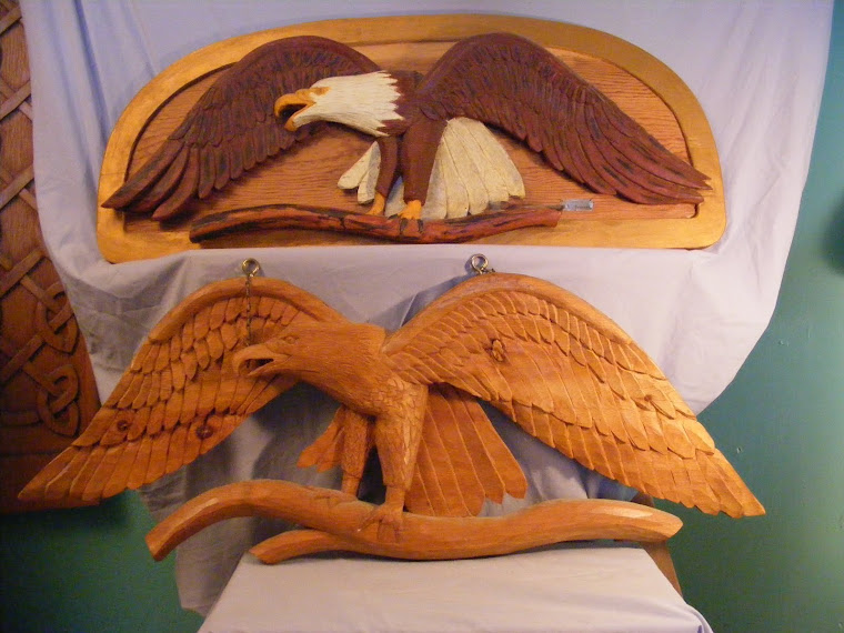 Carvings of Eagles