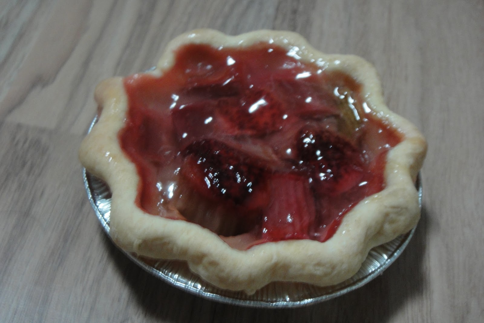 Not Just Kimchi Strawberry Rhubarb Pie in Seoul...no joke!