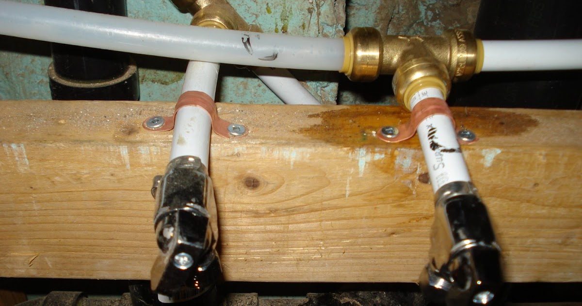 My (damn) old Toronto House Pex plumbing rules.