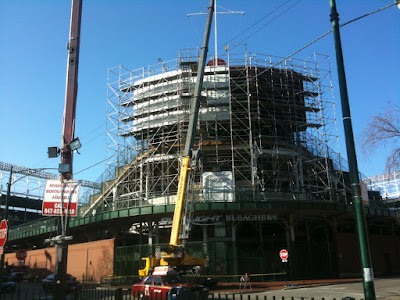 wrigley field scoreboard Renovations 12