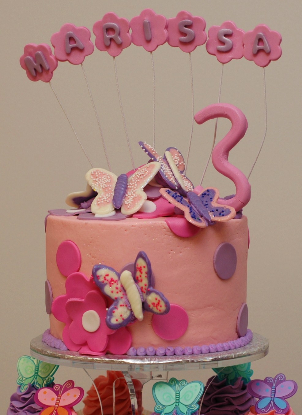 Cupcake Butterfly Cake