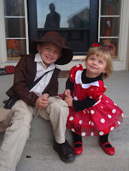 Indiana Jones and Minnie Mouse