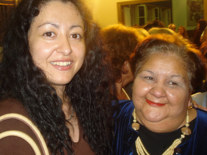 Erica Abreu , y la presidente de la Unidad Basica centro