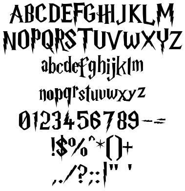 harry potter fonts for cricut harry potter fonts for cricut