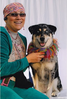 Adie and Xena at the Race for the Cure