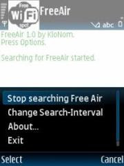 FreeAir Wi-Fi connection finder