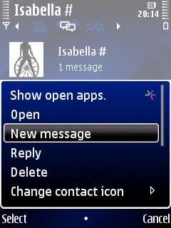 SMS, text message, Nokia Conversation