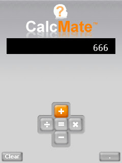 CalcMate mobile phone calculator