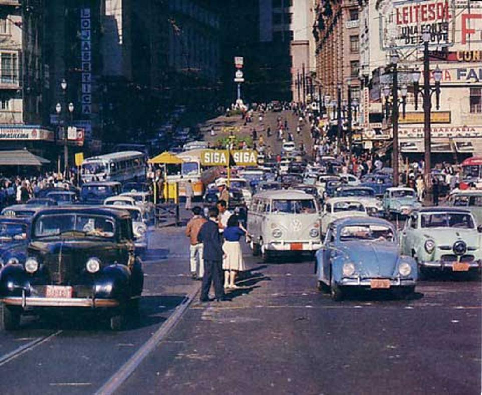 Antigos Verde Amarelo: Estacionamento Maracanã em 1950
