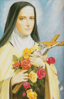 saint teresa theresa prayer st therese flower catholic saints there quotes peace within santa today positivity god patron knowing trust
