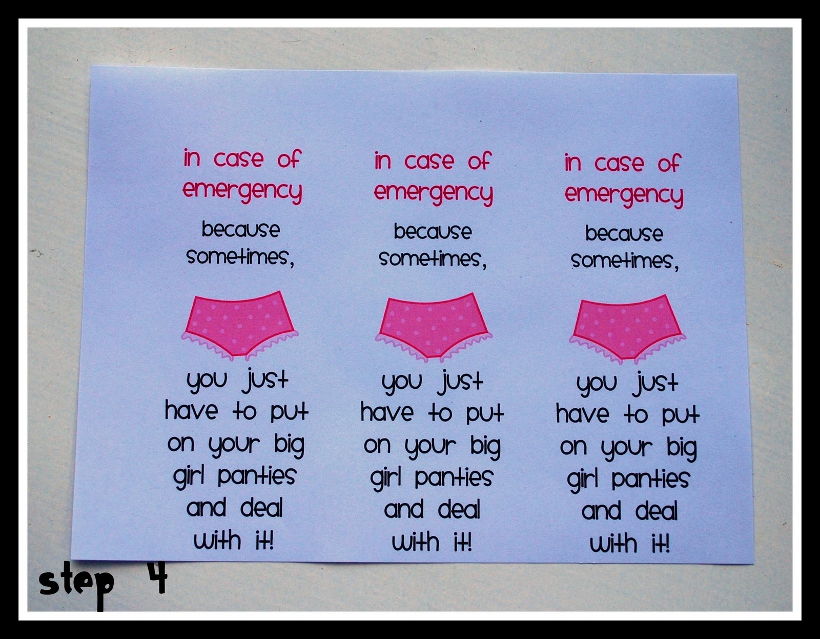 Sweet Blessings Big Girl Panties