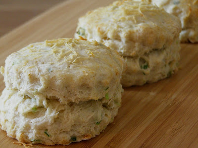 Vegan Cheeze and Onion Biscuits