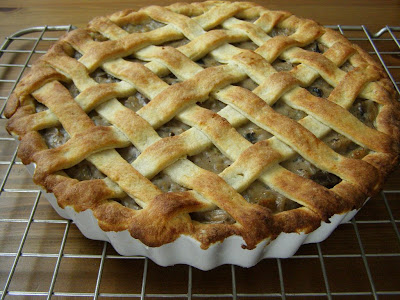 Mushroom Pie with Potato Pastry and Pearl Barley