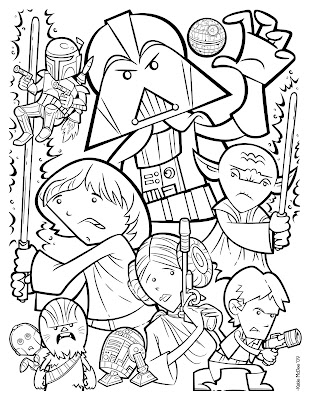 Star Wars Coloring on Would Anyone Like A Star Wars Coloring Page It S Printer Friendly And