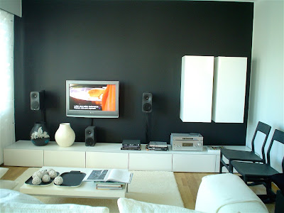 Site Blogspot  Family Room Remodeling Ideas on New Home Interior Design  Living Room Design   Black And White