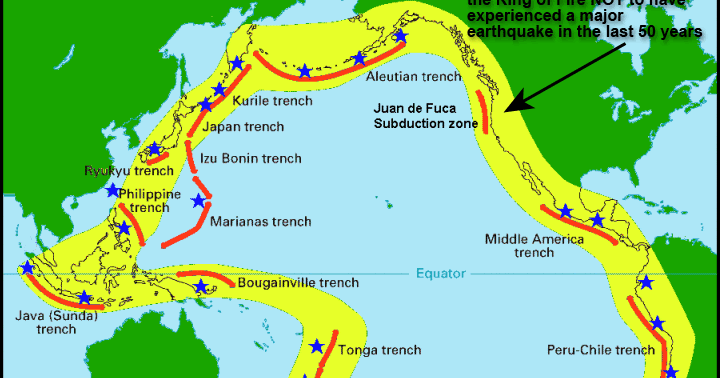 Meteorología y geología mundial: El anillo de fuego