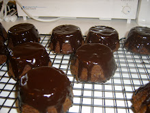 My Gingerbread Cupcakes with Chocolate Gananche