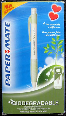 papermate biodegradable box front