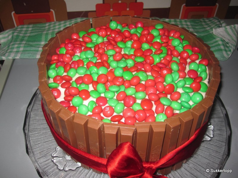 smarties kake oppskrift