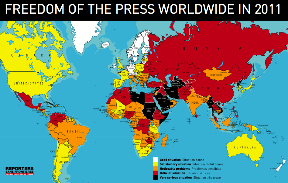 Media Censorship around the World