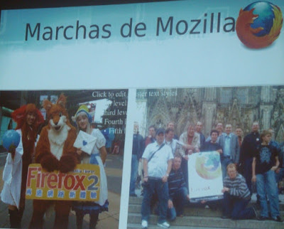 Imagen de la charla Mozilla Paraguay en la Free Software Asunción