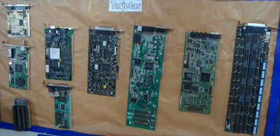 Imagen del Museo Informático Histórico en la ETyC 2010