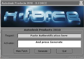 x force keygen Civil 3D 2009 activation