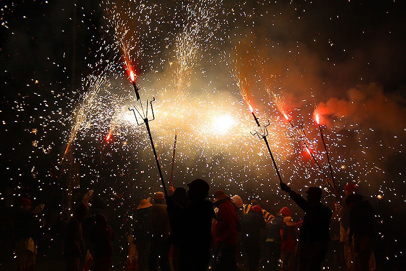 diables diablos dimonis demonios devils festa major fiesta mayor fuego foc fire