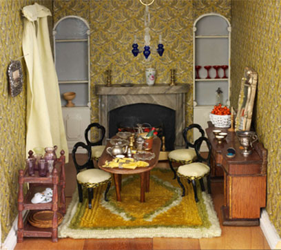 Mrs Hibberd's 1800 dining room