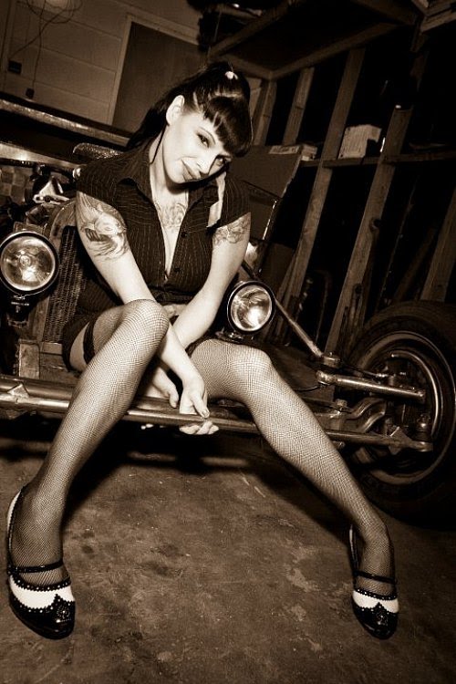 Girl of the Month Top Runnersup RAT ROD PINUP STACEY CARDER