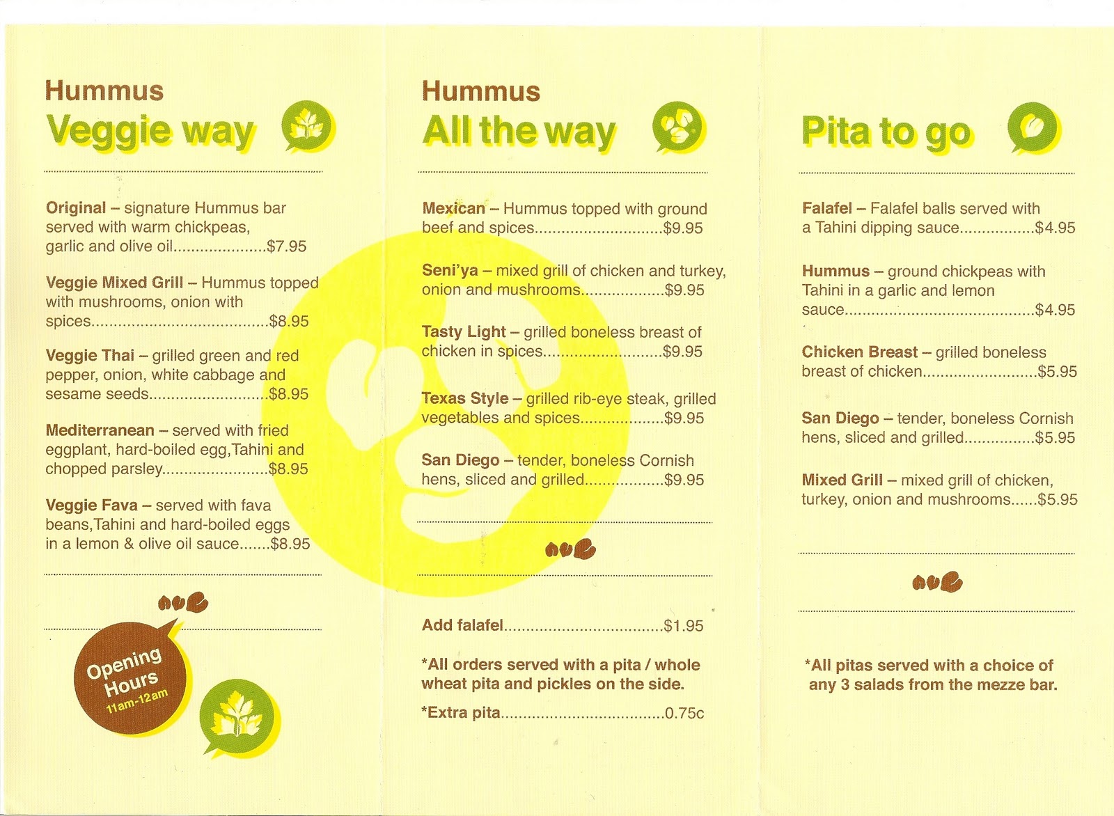 The Hoboken Journal Humus Bar A Hoboken Healthy Alternative!