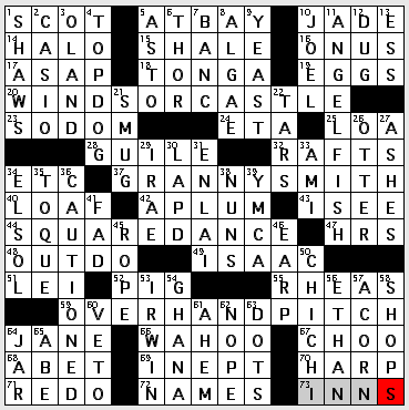 Essay byline crossword puzzle clue