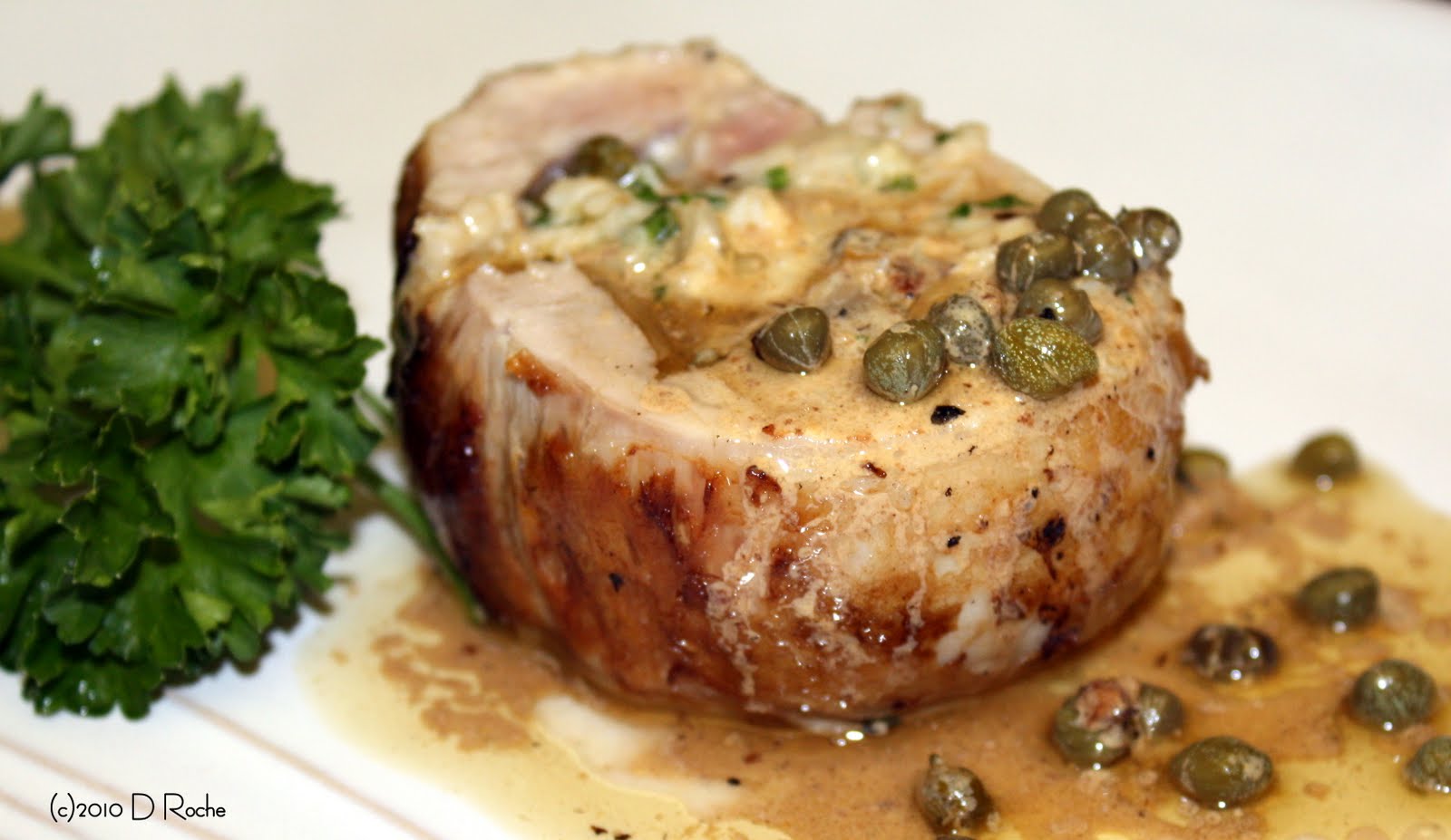 In the kitchen with Nick Stuffed Tenderloin of Pork with crab