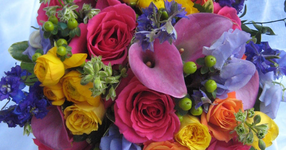 Bakes and Baldwin Floral Co. Ct. Wedding Florists "Multi Colored