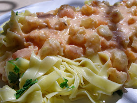 Macsfalatok Paradicsomos Garnelas Teszta