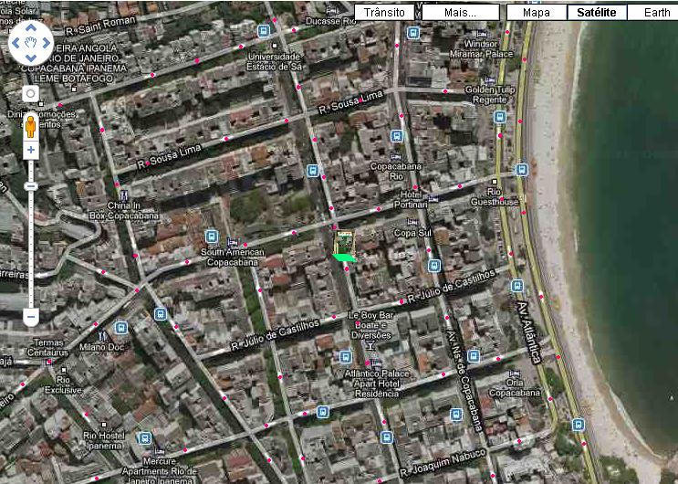 Localização Vista do Satélite