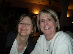 Christine and Karen posing in Moab