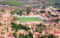 VISTA AÉREA PARCIAL DA CIDADE DE PIMENTEIRAS-PI