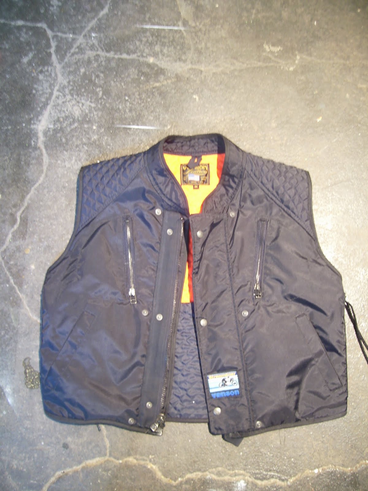 vanson streamliner vest