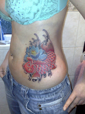 Japanese Koi fish tattoos are frequently exhibited using a great mix of 
