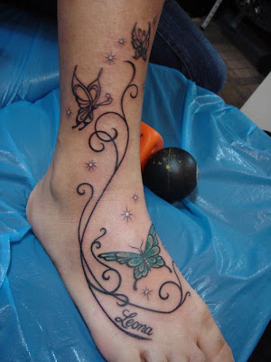 Tattoo Care for a Foot Tattoo After receiving a new tattoo your artist will