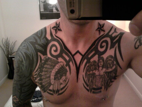 Tribal Tattoo Indian Tattoo Stars Tattoo And Angel Tatoo