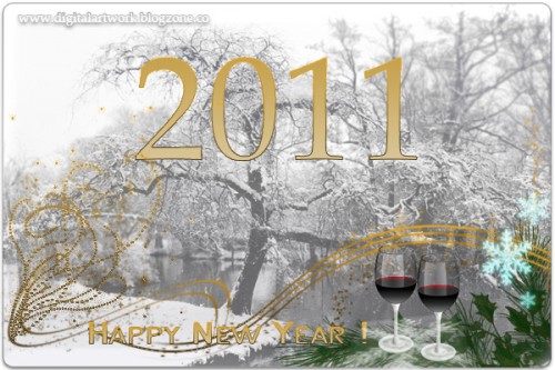 Happy New Year 2011 Wishes, SMS, Messages, Greetings, Cards .
