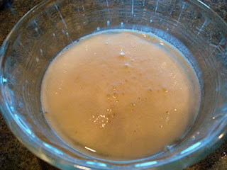 yeast proofing in a glass bowl